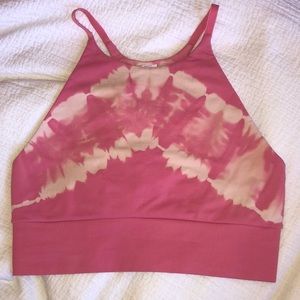 Joy Lab High Neck Seamless Tie Dye Bra